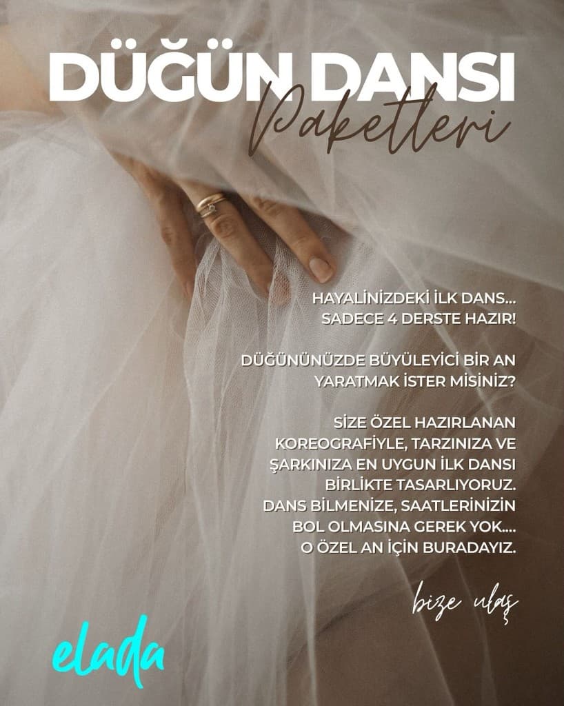 Eladans düğün dansı — gelin duvak detayı